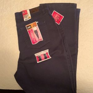 Navy blue Lee jeans